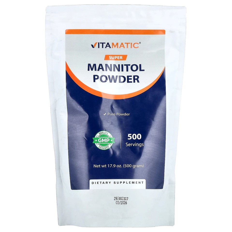 Super Mannitol Powder, 17.9 oz (500 g)