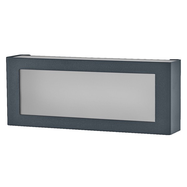 Led Wandleuchte Aluminium Terrasse Osram 3000 K IP54 B:26,7 Cm Wandlampe Garten-image