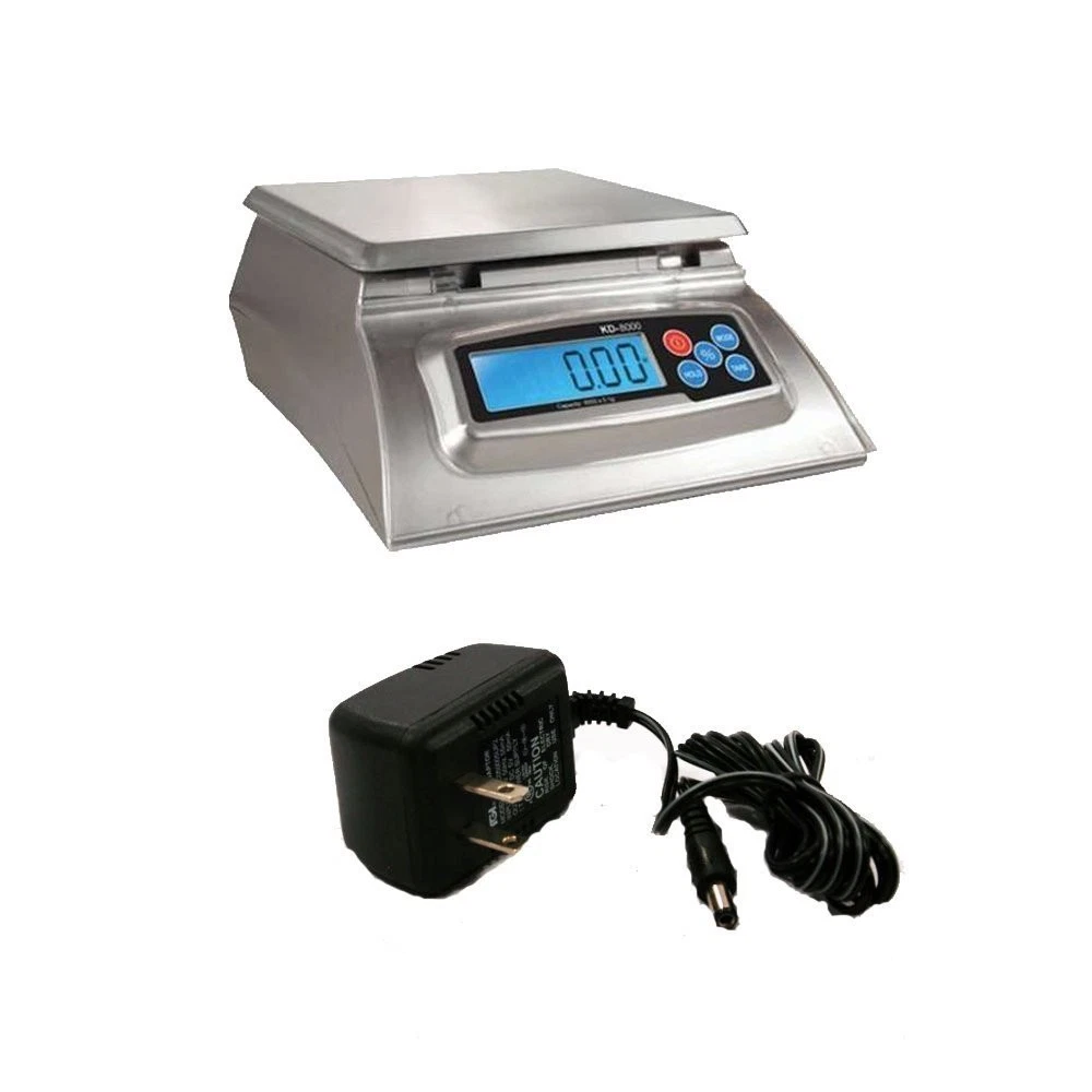 My Weigh KD 8000 Digital Kitchen Scale with Protective Covers Baker's Math