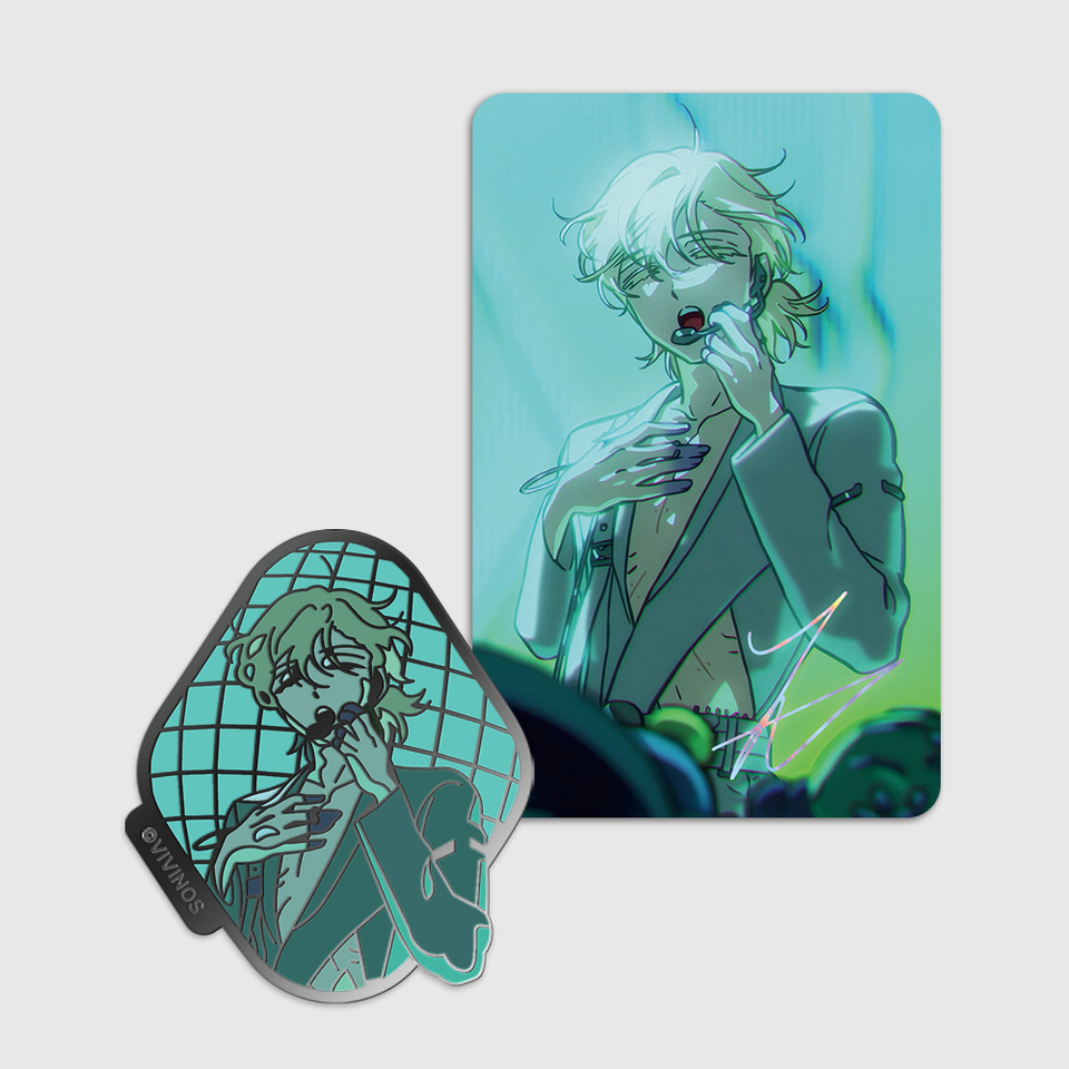 [pre-order][Aniplus Cafe] Alien Stage : Metal Badge + Photo card Set | eBay