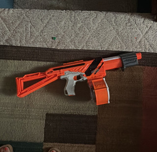NERF N Strike Elite Alpha Trooper CS 12 Orange & Gray w/ 25 Round Mag