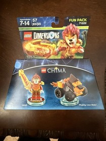 LEGO Dimensions: Lot of 3 - (71222) Laval Fun Pack (71223) Cragger (71232) Eris
