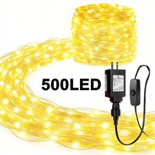 500LED Fairy String Lights Wire Copper Garden Bedroom Wedding 164FT