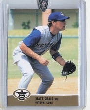 2005 Just Minors Just Stars - Matt Craig - Gold Glossy /100 #12