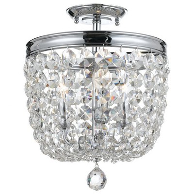 Crystorama Lighting Group 783-CL-MWP Archer 3 Light 12''W - Chrome