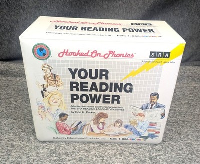 Vintage Hooked On Phonics Your Reading Power SRA Complete Set 1992