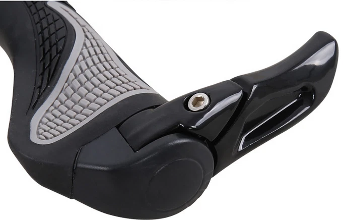 MTB Fahrrad Faltrad Lenkerh?rchen Lenkergriffe Aluminium Bar Ends Schwarz/ Wei? - Bild 3 von 4