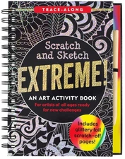 Scratch & Sketch Extreme (Trace Along) - hardcover Inc. Peter Pauper Press