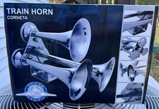 United Pacific 46151 Corneta Train Horn   3 Trumpet "Competition", Series Chrome