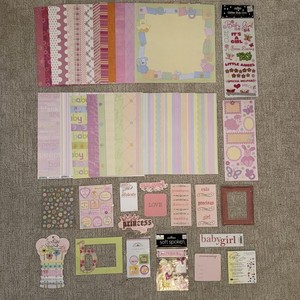 BABY GIRL 2 Embellishments Kit