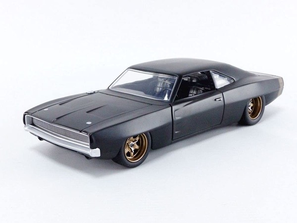 Jada Toys - Dodge Charger Primer Schwarz 1968 Fast And Furious - 1/24 - JAD32614-image