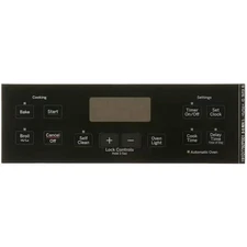 WB27T11511 GE Faceplate Graphics (Bk)