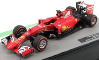 Modellauto Statisch Centauria Ferrari F1 SF15-T Vettel Sepang 2015 Massstab 1/43