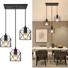3-Light Hanging Pendant Light Fixtures, Farmhouse Kitchen Island Light Fixtur...