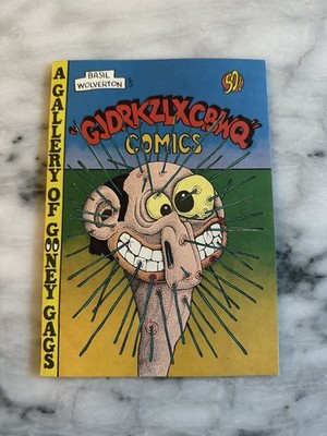 Basil Wolverton GdRkzlxcbWQ Comics Gallery of Gooney Gags 1973 comic Rare nice!