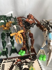 LEGO BIONICLE 6 PIRAKA 8900 8901 8902 8903 8904 8905 + 8626 Irnakk book & parts