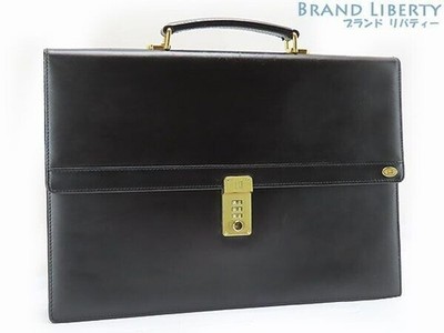 Dunhill Oxford Dial Lock Type Leder Businesstasche Aktentasche Herren...