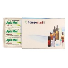 Apis Mellifica Homeopathy Pellets 1M Potency – Pack of 3 | Homeomart