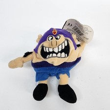 Vintage Silly Slammers Bronx Bomber Beanbag Stuffed Plush Toy Helmet Head 6"