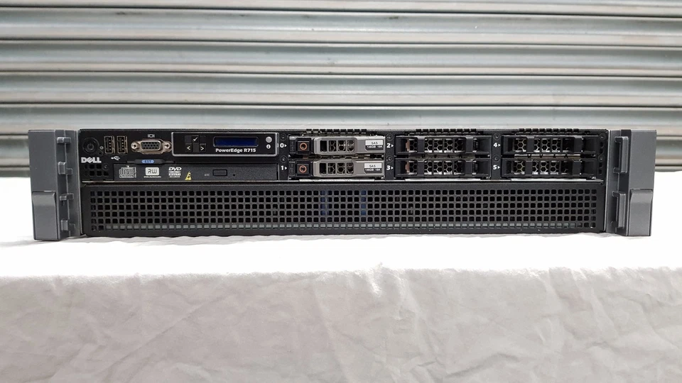 Dell PowerEdge r715 2x AMD Opteron 6348 16GB 2x 146GB 2U Server - Image 4 of 4