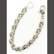 Chrome Hearts Fancy Short-s Wallet Chain 1 Clip Short Silver A Used da76645957fa