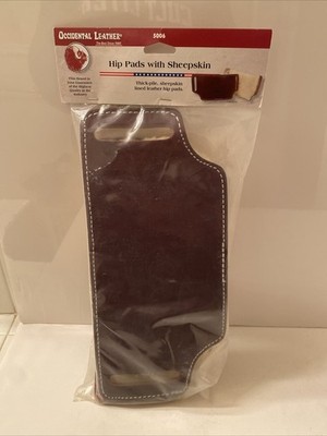 OCCIDENTAL LEATHER 5006 HIP PADS WITH SHEEPSKIN, NIP, FREE