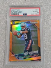 Kyle Williams True Orange PRIZM /249 (RC) PSA 10 POP 4 PATRIOTS ROOKIE GEM