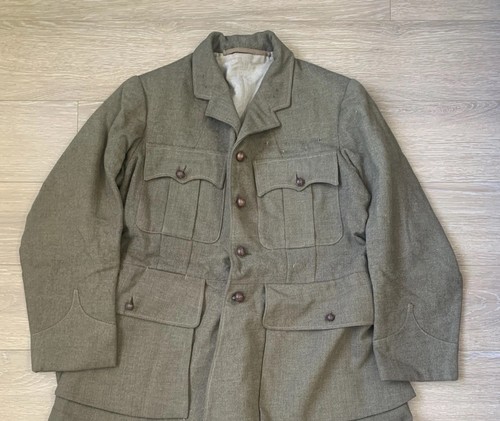 Scarce 2nd Boer War British Army Officer P1902 Open Collar Khaki Wool Tunic