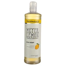 4 Pack Fruit Of The Earth Meyer Lemon With Essential Oils Dish Soap, Lemon, 1...