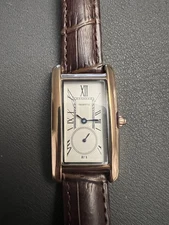 REBIRTH Men’s/Ladies Rectangular Dress Quartz Watch – Roman Numerals