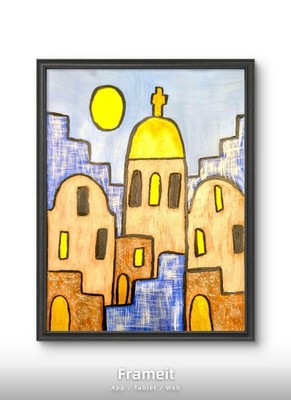 Original, impressionistic, Signed 9x12 Acrylic on paper, abstract