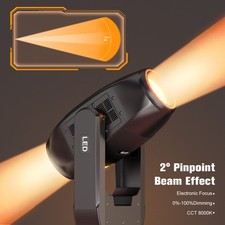 400W LED Moving Head Beam Light Dual Head Dual Gobo Prisms DMX512 Gobo Color