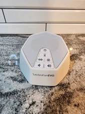 LectroFan EVO ASM1020 White Noise Sound Machine Soothing Sleep No Power Cord