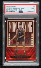 2023-24 Panini NBA Hoops Now Playing Holo Victor Wembanyama #26 PSA 9 MINT 0x3f