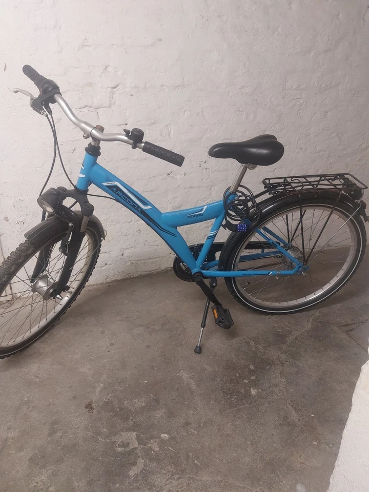 Fahrrad 24 Zoll, blau, verkehrssicher
