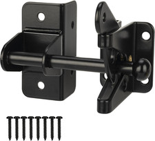 Self Locking Gate Latch for Wooden Fence,Heavy Duty Gravity Fence Latch Privacy