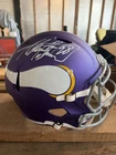 Adrian Peterson Vikings Signed Helmet JSA Cert Full Size Replica