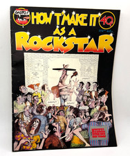 HOW T' MAKE IT AS A ROCKSTAR 1977 NME Comic magazine + Free download album