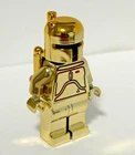 Lego Star Wars Boba Fett Chrome GOLD Custom Minifigure Printed Jango RARE!