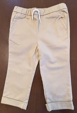 NEW Janie and Jack Khaki Pants 12-18 Months - Drawstring Waist