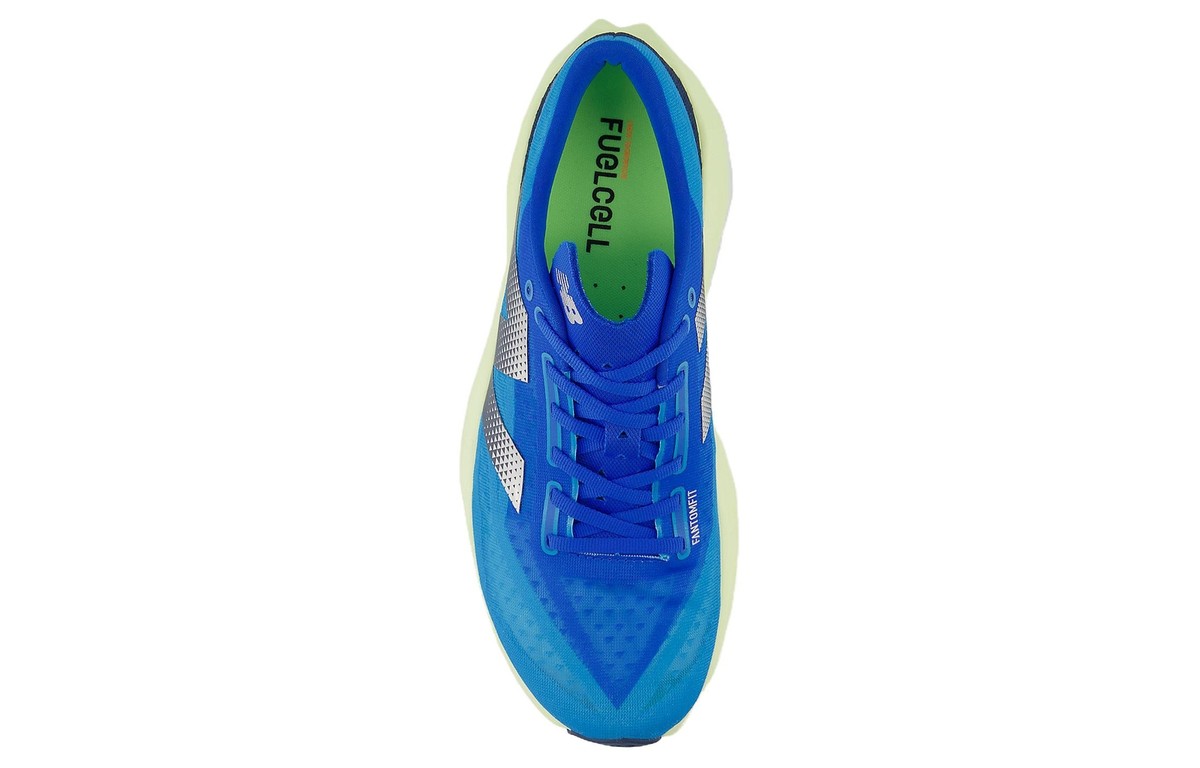 New Balance FuelCell Rebel v4 Spice Blue Limelight - MFCXLQ4