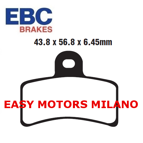 FA291 EBC Paire Plaquette de Frein Arrière Gaz Sm - 50 Cc 2005 - Photo 1/1