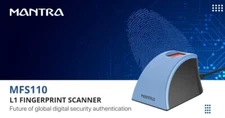 Mantra MFS 110 L1 Biometric Single Fingerprint Scanner Free Shipping