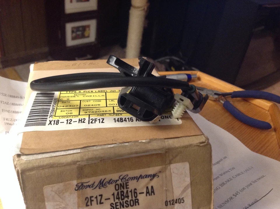 NUEVO OEM FORD 2002 2003 TAURUS Y MERCURY SABLE ASIENTO POSICIÓN BOLSA DE AIRE SENSOR Foto 2 de 3