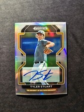 2022 Panini Draft Picks Tyler Stuart 🔥 Autograph Silver Prizm #PDP179