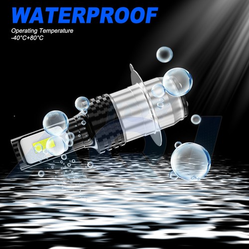 For Yamaha Kodiak 400 450 Rhino 660 700 LED P15D H6M Headlight Bulbs 80W Lamp - Foto 12 di 12