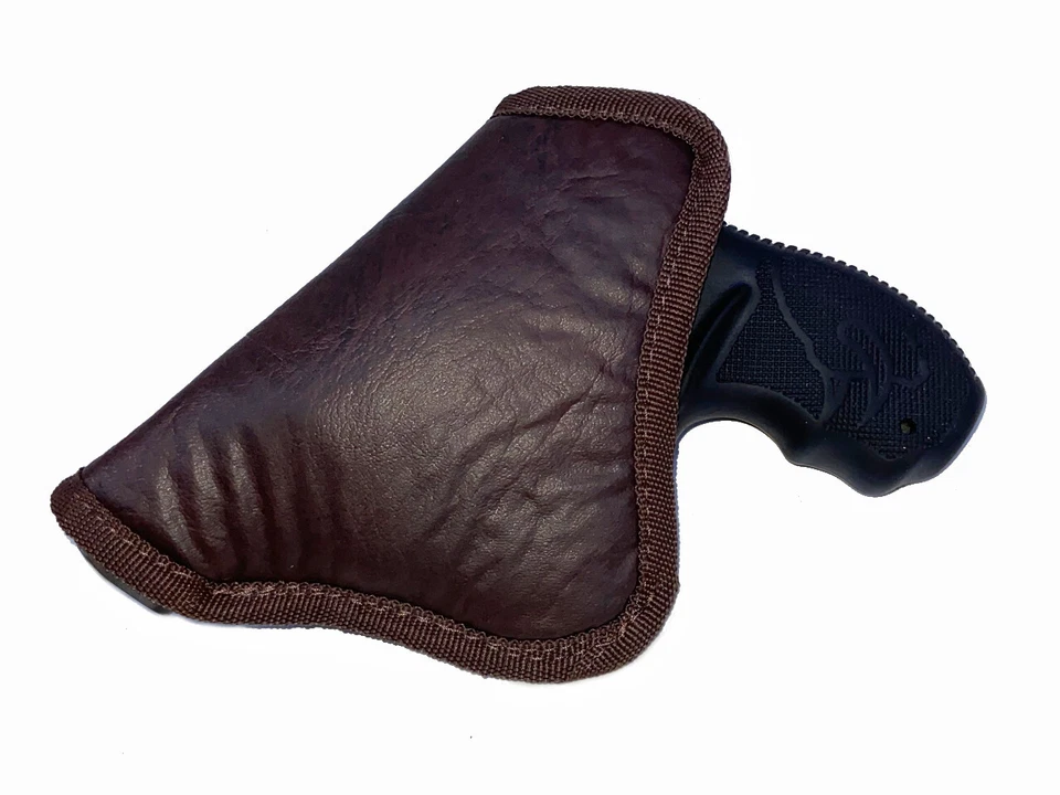 Houston Brown Eco Leather IWB Holster for ROCK ISLAND ARMORY M206 2" Revolver 38 - Image 3 of 4