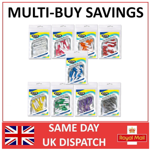 Stoddard Icon Optim standard Interdental Brush 25 Brushes Pack All