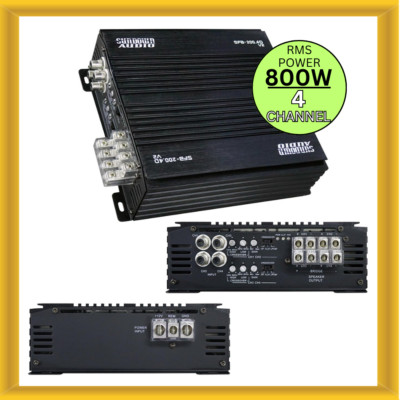 Sundown Audio SFB-200.4V2 4 Channel Car Amplifier 800 Watts RMS Power 1 OHM