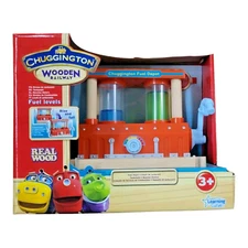 Chuggington Wooden Railway Fuel Depot Train Playset NEW